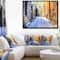 Designart - Pictorial Street of Old Italy - Cityscape Framed Canvas Art Print